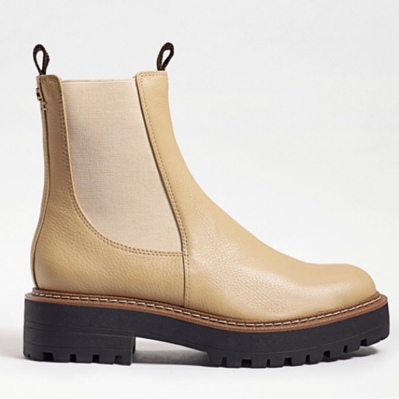 NEW! Sam Edelman Sesame Leather Laguna Chelsea Boot - Size 5 - Picture 3 of 16
